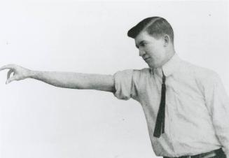 Grover Cleveland Alexander Demonstrating Grip photograph, probably 1916