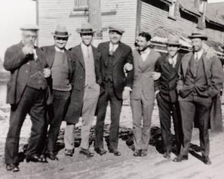Babe Ruth and Group on Hunting Trip photograph, 1925