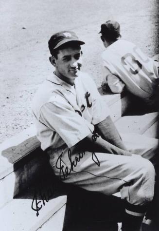 Charlie Gehringer Dugout photograph, 1937