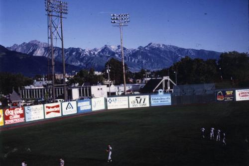 Salt Lake City Trappers Game  photograph, 1987 July 24 or 25