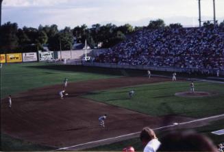 Salt Lake City Trappers Game  photograph, 1987 July 24 or 25