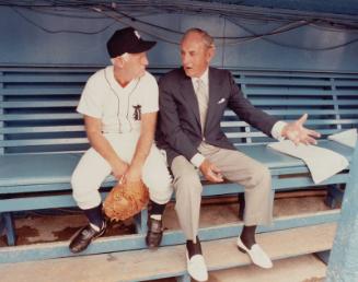 Charlie Gehringer and Sparky Anderson photograph, undated