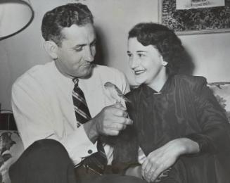 Charlie Gehringer and Josephine Gehringer photograph, 1949