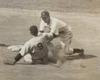 Charlie Gehringer Action photograph, 1940 or 1941