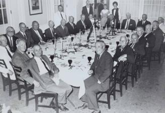 Charlie Gehringer Group Dinner photograph, undated