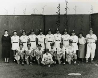 Kalamazoo Lassies Team photograph, 1954