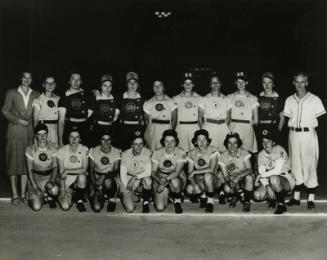 All-American Girls Professional Baseball League All-Star Team photograph, 1952