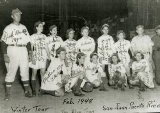 Cubanas Winter Tour Team photograph, 1948