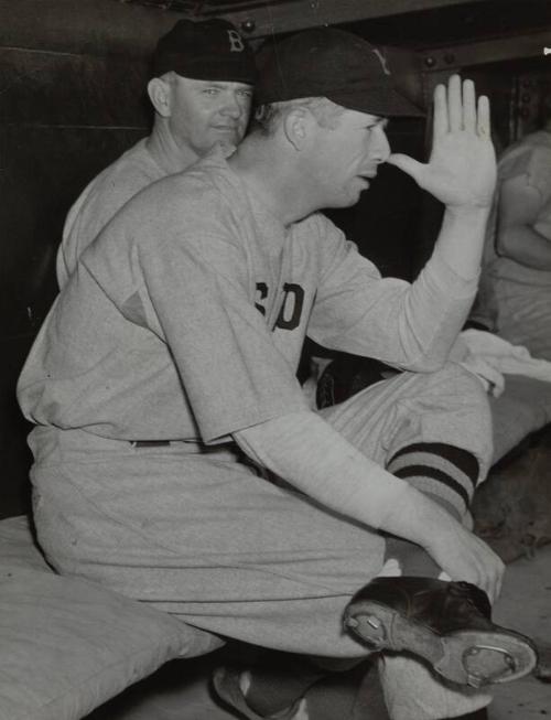 Lefty Grove and Jimmie Foxx photograph, probably 1938