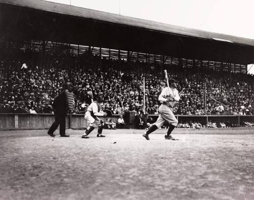 Babe Ruth Batting photograph, 1930 March 31