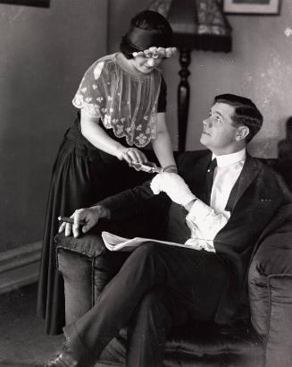 Babe and Helen Ruth in Formal Wear photograph, 1923 January 17