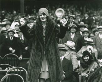 Claire Ruth Cheering photograph, 1929 April 19