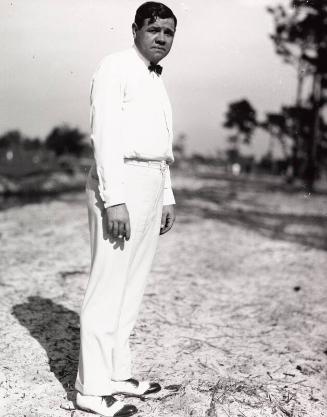 Babe Ruth photograph, 1926 February 10