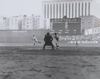 Babe Ruth Pitching photograph, 1933 October 02