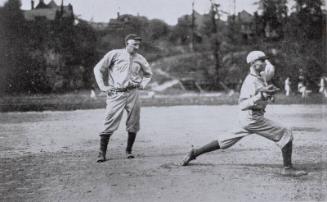 Honus Wagner Coaching at Carnegie Tech photograph, approximately 1920