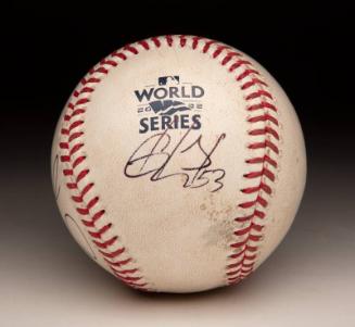 Cristian Javier Autographed World Series No-Hitter ball, 2022 November 02