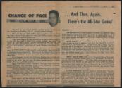 Sports Beat and Change of Pace newspaper columns, 1961 June 03