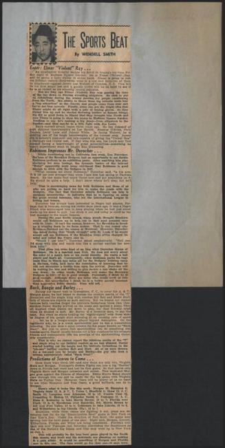 Enter: Elmer 'Violent' Rayâ€¦ article, 1946 November 16