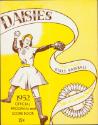 Fort Wayne Daisies program and score book, 1952