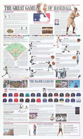 The Great Game of Baseball poster, 1992
