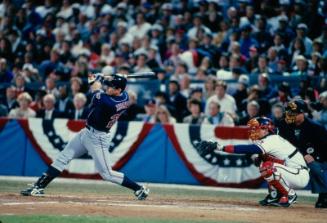 Jim Thome Batting at World Series slide, 1995 October 22