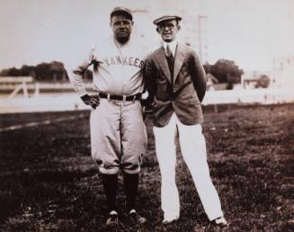 Babe Ruth and a Man photograph, between 1927 and 1931
