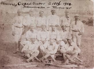 Cuban Giants Team photograph, circa 1888