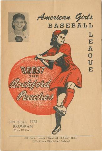 Rockford Peaches program, 1952