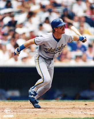 Robin Yount Batting photograph, between 1990 and 1993