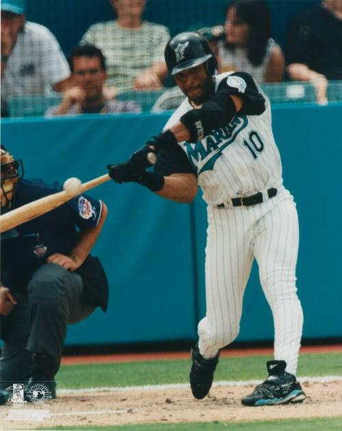 Gary Sheffield Batting photograph, 1997