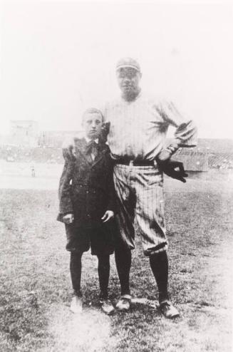 Babe Ruth and Child photograph, 1921 or 1922