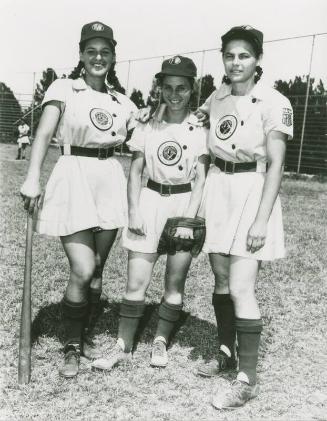 Georgianna Rios, Alice Hoover and June Peppas photograph, 1948