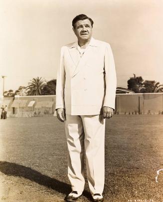 Babe Ruth photograph, 1942