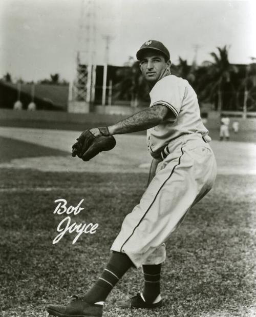 Bob Joyce Pitching photograph, 1946