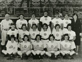 Grand Rapids Chicks Team photograph, 1949