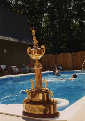 Grand Rapids Chicks Trophy photograph, 1988