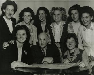 Grand Rapids Chicks photograph, 1946