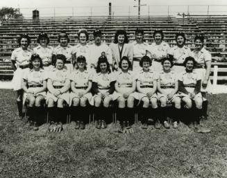 Grand Rapids Chicks Team photograph, 1945