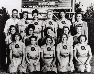 Rockford Peaches Team photograph, 1944
