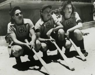 Grand Rapids Chicks Players photograph, between 1945 and 1947