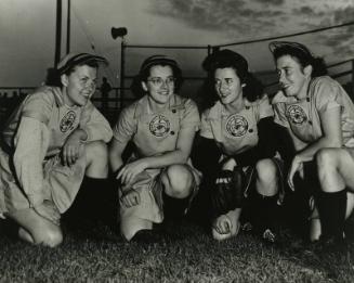 Grand Rapids Chicks Players photograph, 1945 or 1946
