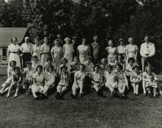 Grand Rapids Chicks Team photograph, 1949