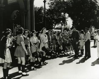 All-American Girls Professional Baseball League Players at Spring Training in Cuba photograph, …