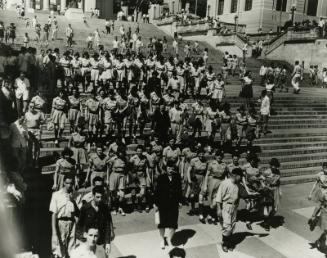 Players at the University of Havana photograph, 1947