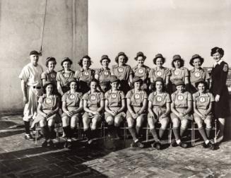 Muskegon Lassies Team photograph, 1947