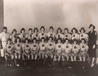Rockford Peaches Team photograph, 1947