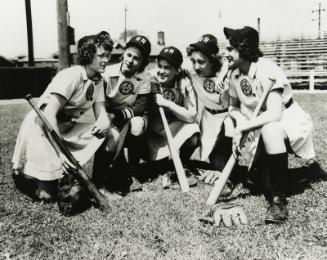 Grand Rapids Chicks Player Group photograph, 1945