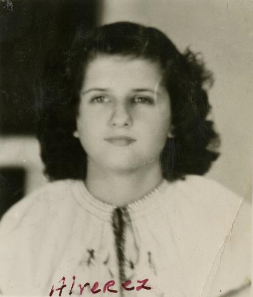 Isabel Alvarez on Tour photograph, 1949