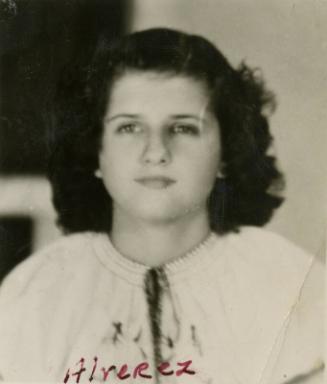 Isabel Alvarez on Tour photograph, 1949