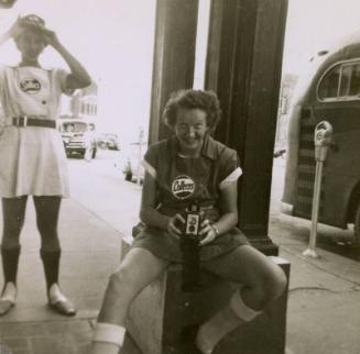 Barbara Liebrich and Frances Janssen on Tour photograph, 1949